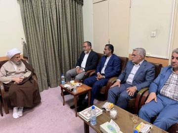 دیدار دبیرکل شریان با آیت الله دژکام