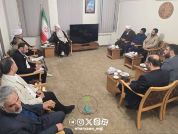 دیدار تعدادی از اعضای شورای مرکزی جبهه شریان با آیت الله علیرضا اعرافی