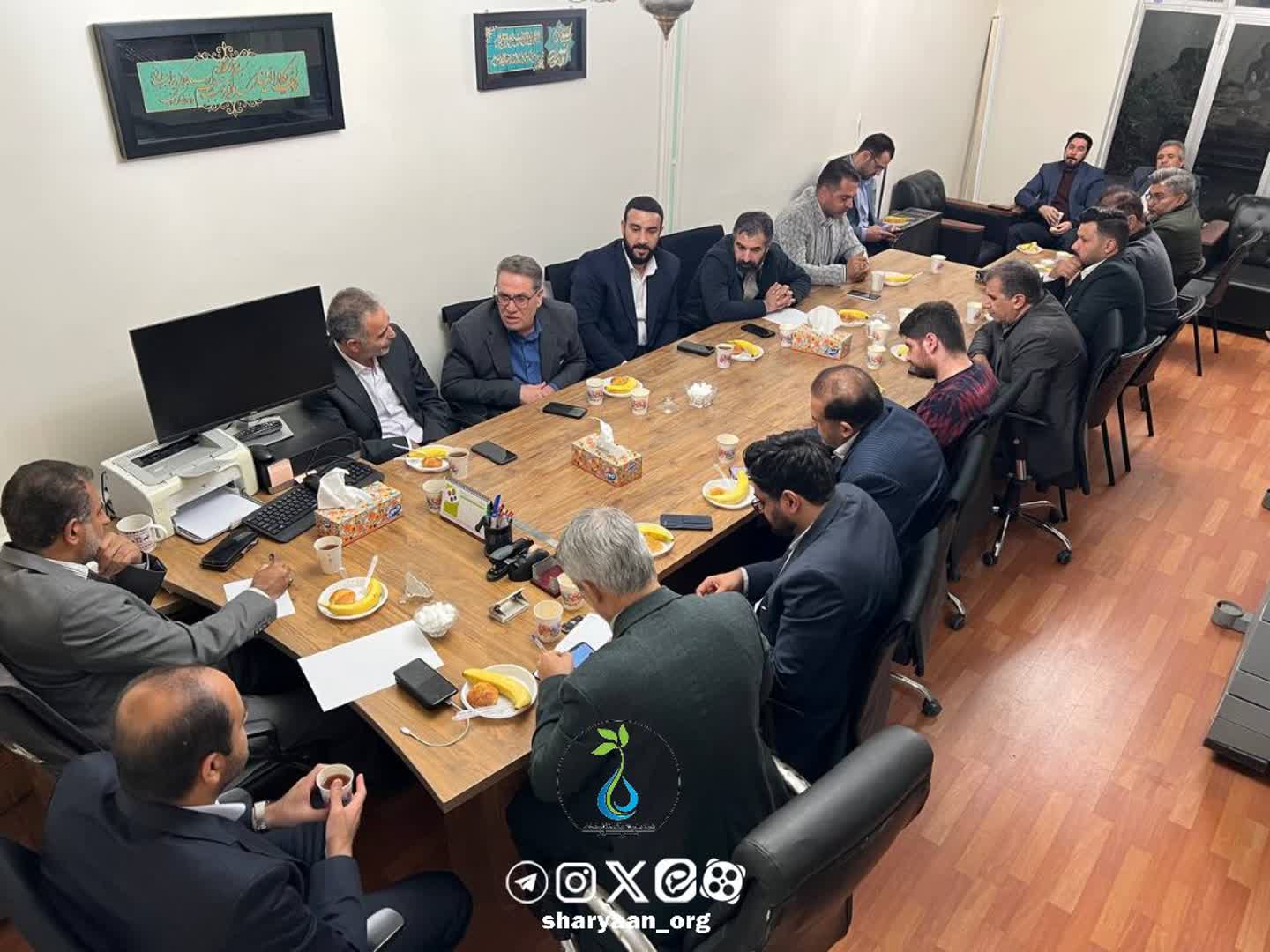 جلسه شورای شریان آذربایجان شرقی با حضور۲  نماینده مجلس